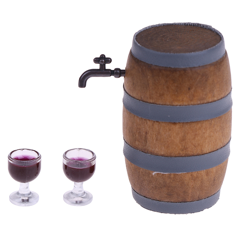Wine Y Beer - Mini barril de vinho tinto de