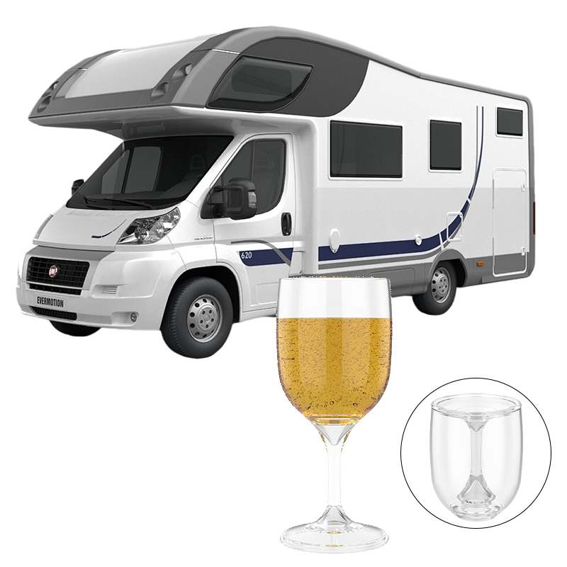 Wine & Beer Unlimited Spirits - Rv portátil copo de vinho taça