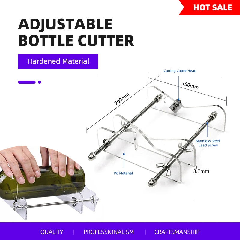 Beer Wine Kit - Kit de Ferramentas para Cortar Garrafas,