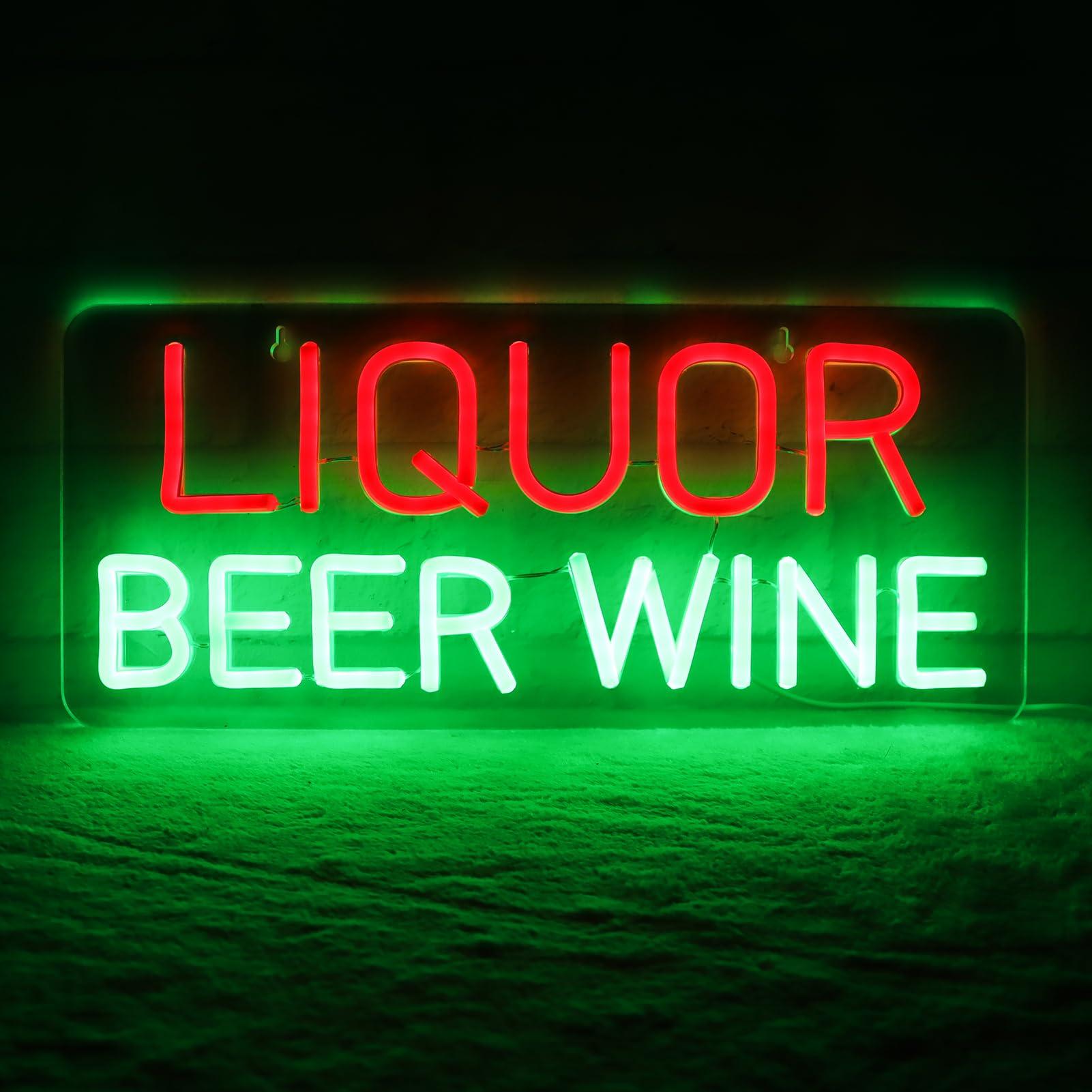 Wine In Beer Store - Letreiros Neon de Licor, Cerveja e