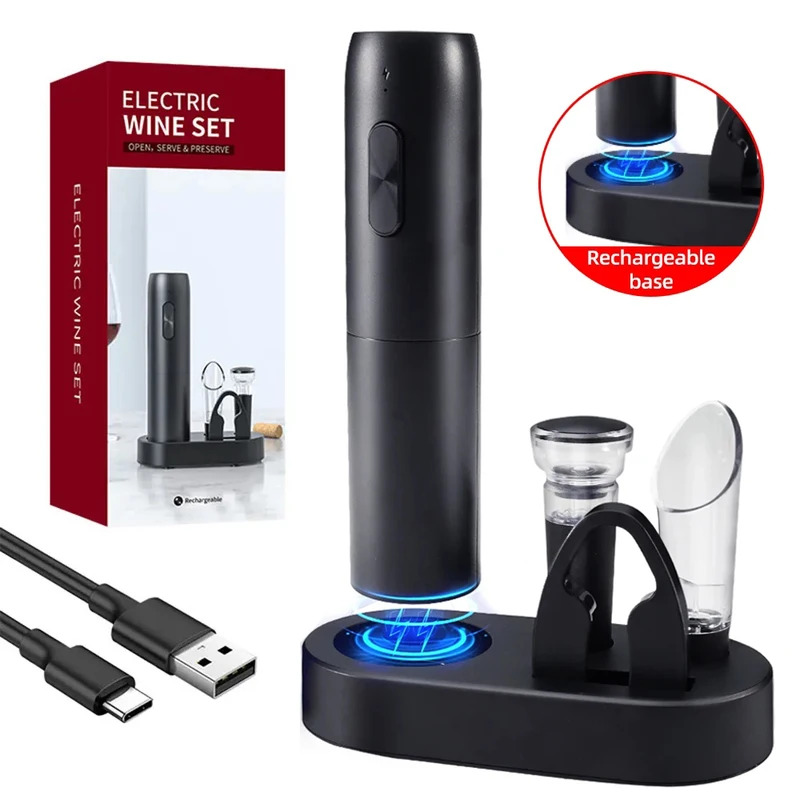 Wine Opener Electric - Abridor de Garrafa de Vinho Elétrico