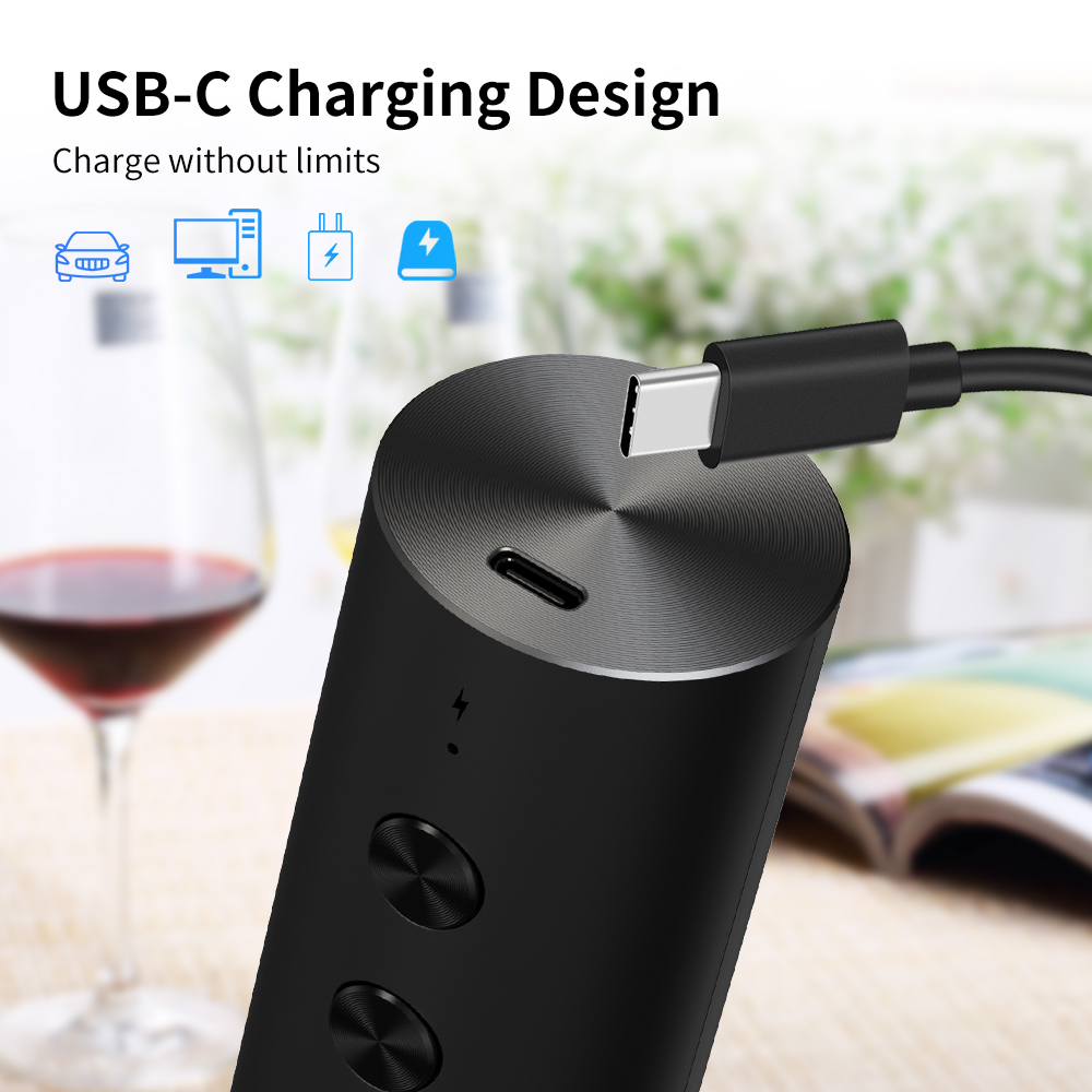 Conjunto Abridor de Vinho Elét - Wine Opener Electric avaliação e preço