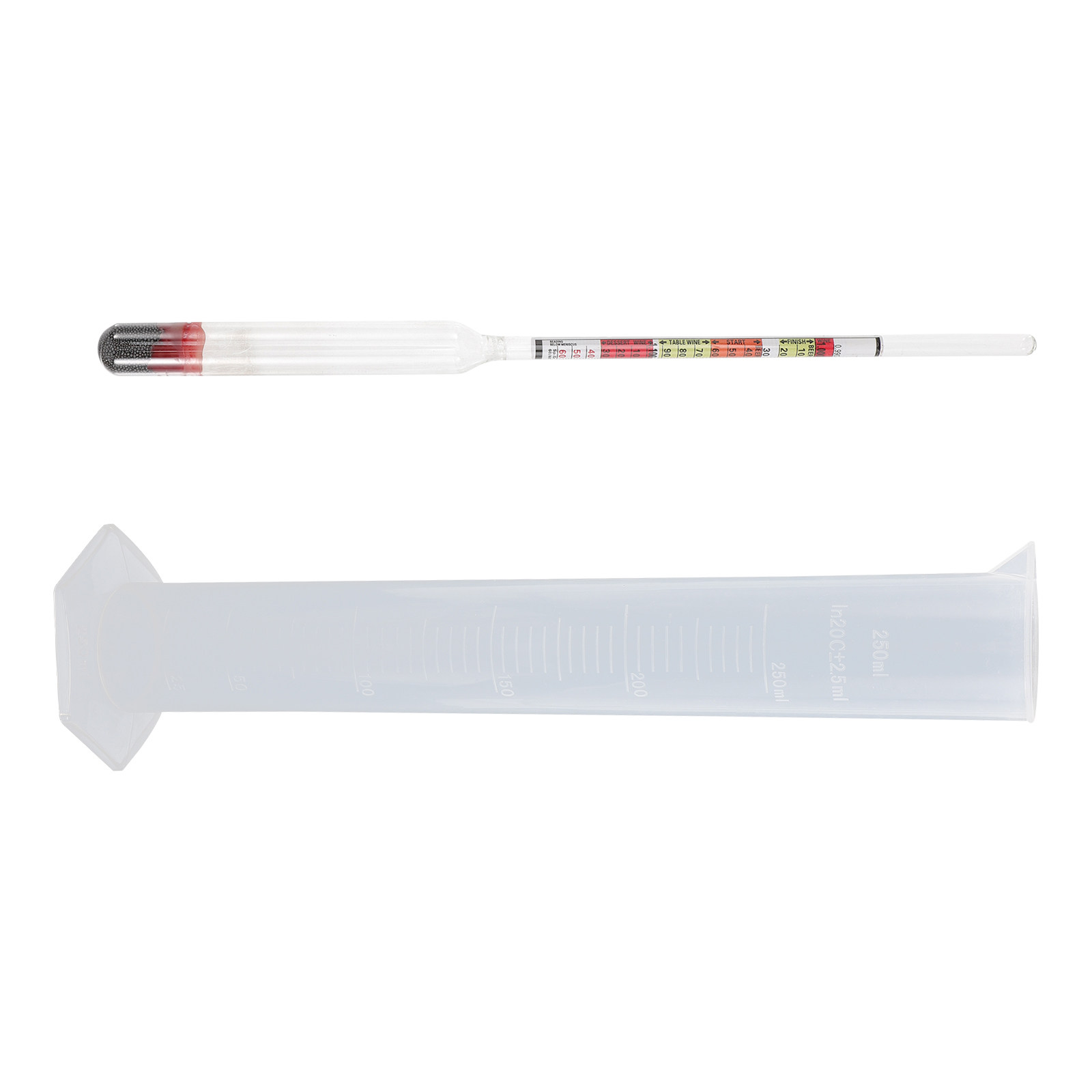 1 Conjunto de Kit de Hidrômetr - Beer Wine Kit avaliação e preço