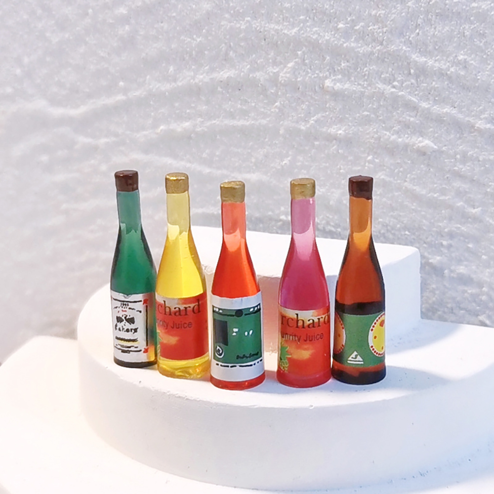 5 pçs 1/12 casa de bonecas ace - Wine Beer Europe avaliação e preço