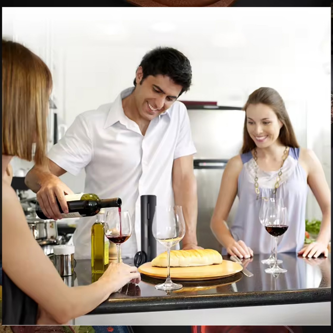Abridor de garrafa de vinho el - Wine Opener Electric avaliação e preço