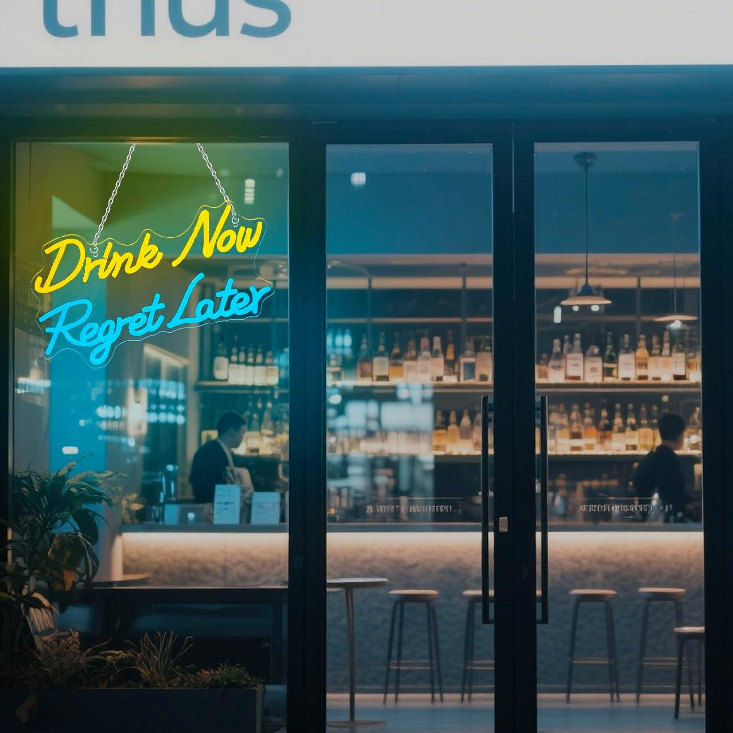 Letreiro Neon de Cerveja 'Drin - Beer & Wine Grab avaliação e preço
