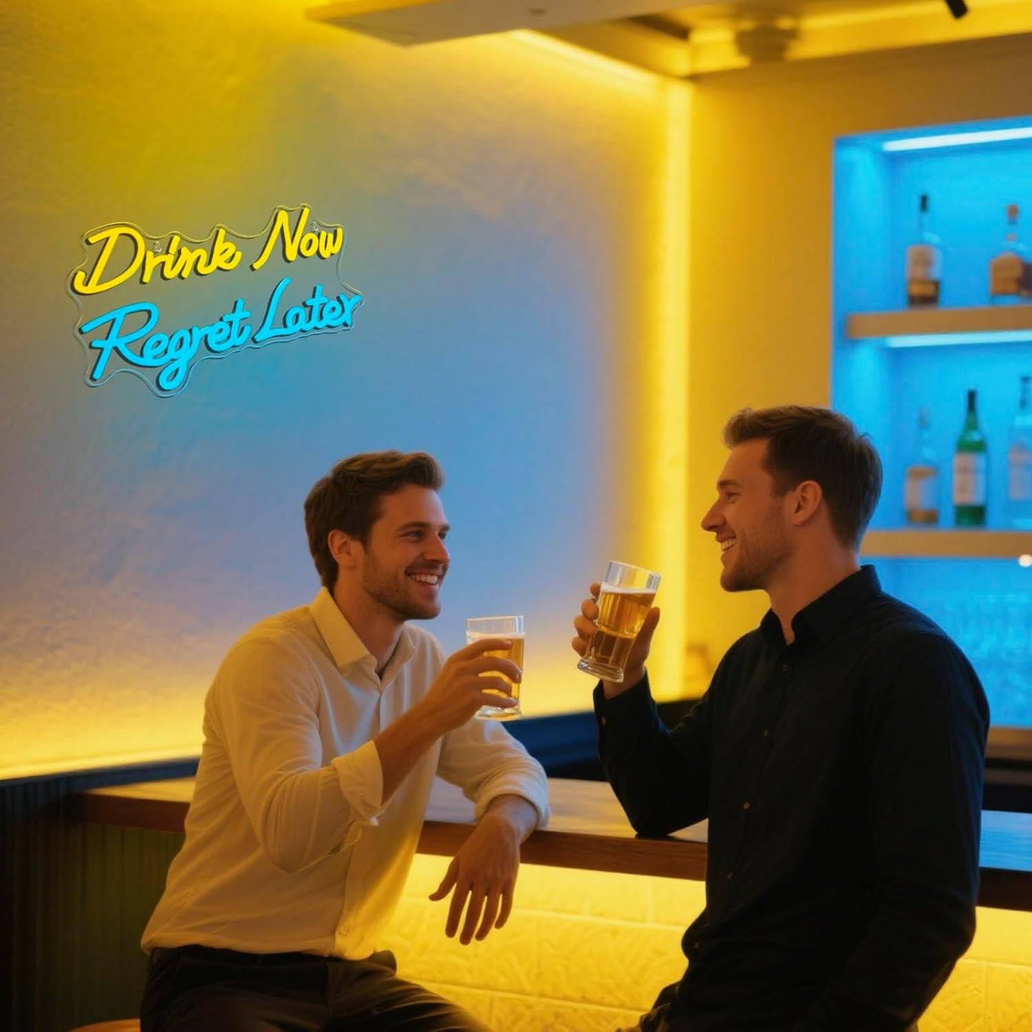 Letreiro Neon de Cerveja 'Drin - Beer & Wine Grab avaliação e preço