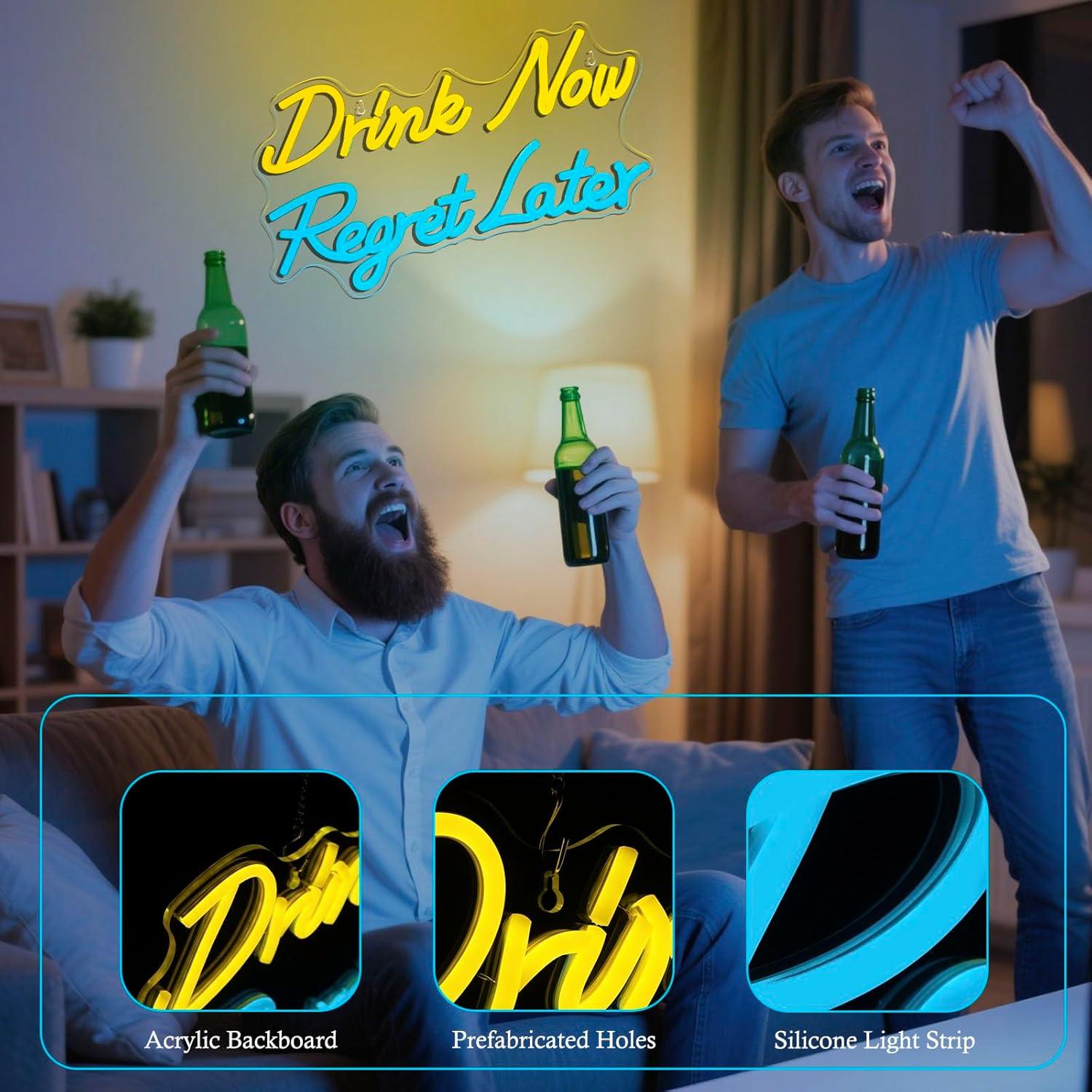 Letreiro Neon de Cerveja 'Drin - Beer & Wine Grab avaliação e preço
