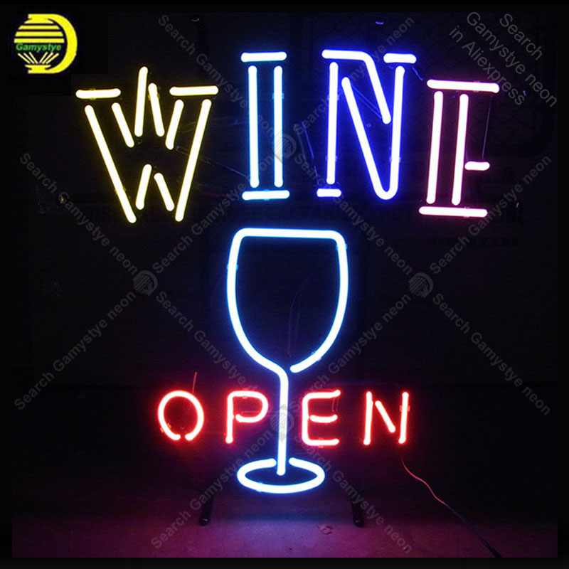Sinal de néon para vinho abert - Wine In Beer Store avaliação e preço