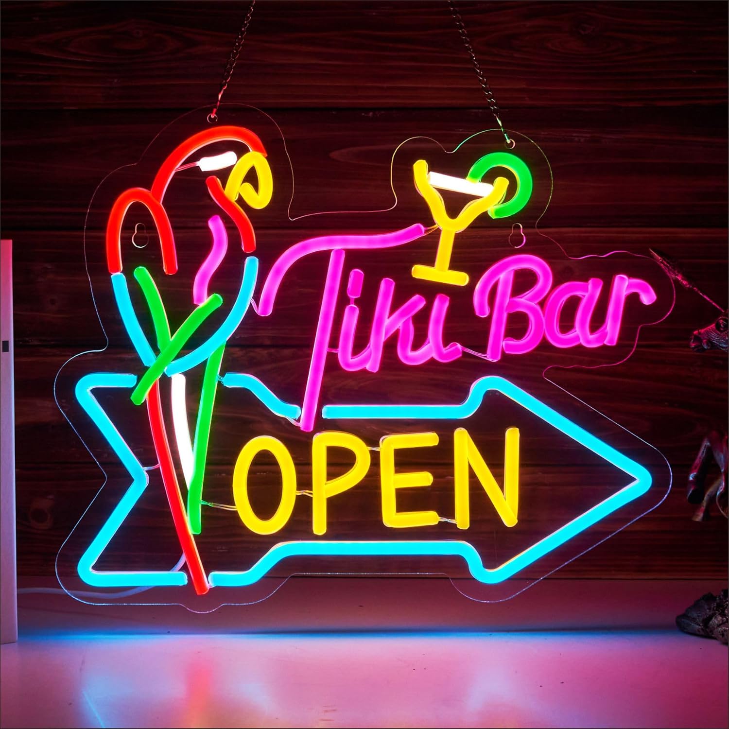 Letreiro Neon Aberto para Bar, - Beer & Wine Grab avaliação e preço