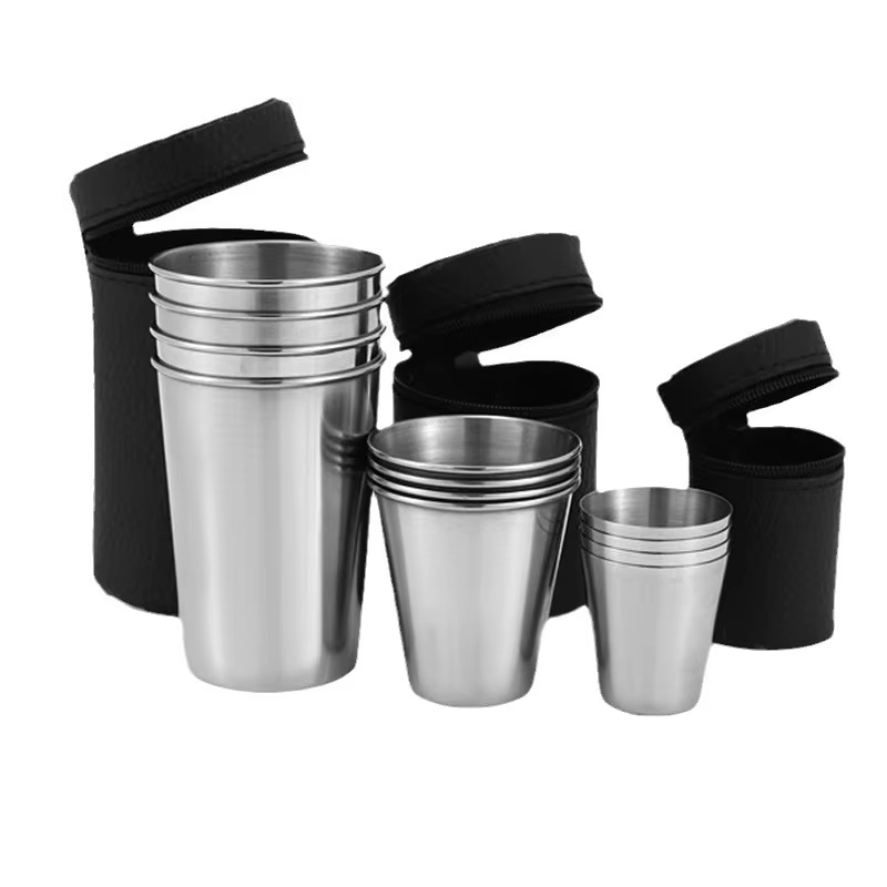 Copos de aço inoxidável mini c - Beer Flight Set avaliação e preço