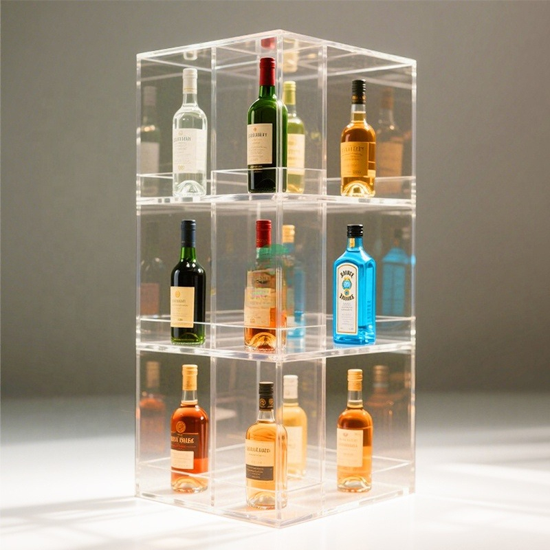 Expositor de acrílico para loj - Wine In Beer Store avaliação e preço