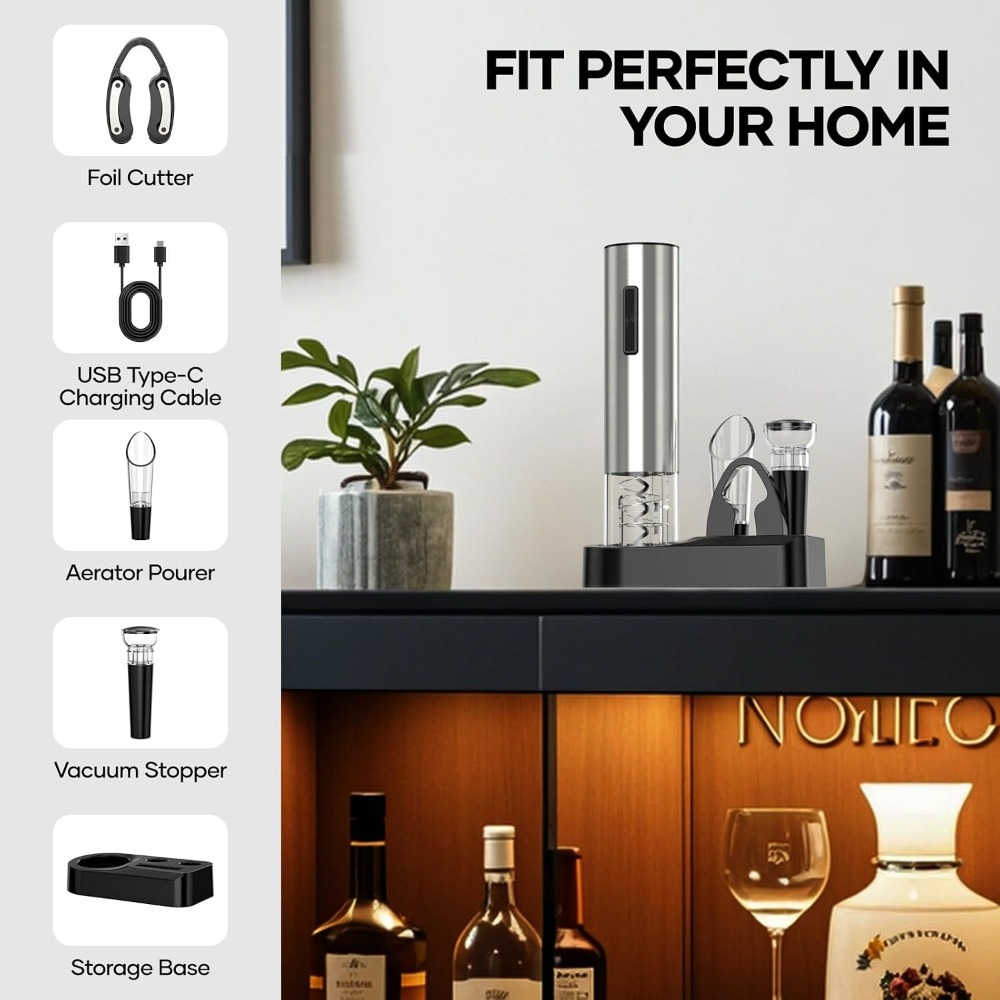 Abridor de Garrafa de Vinho El - Wine Opener Electric avaliação e preço